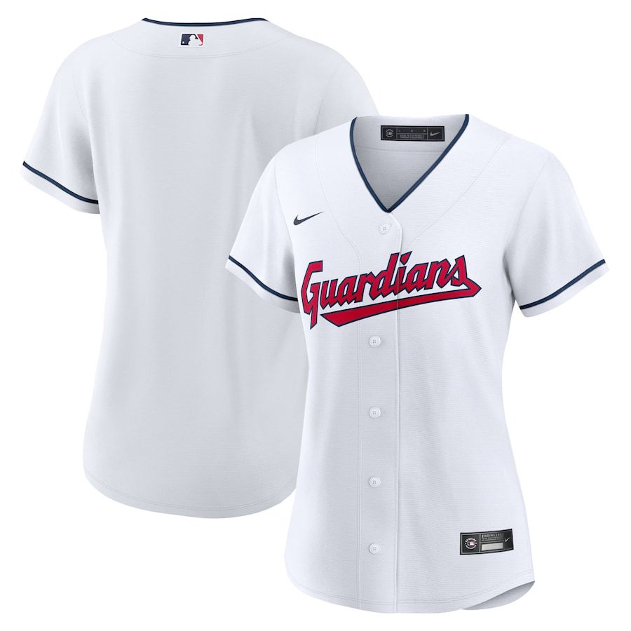 Men Cleveland Guardians Nike White Home Replica Team MLB Jersey->customized mlb jersey->Custom Jersey